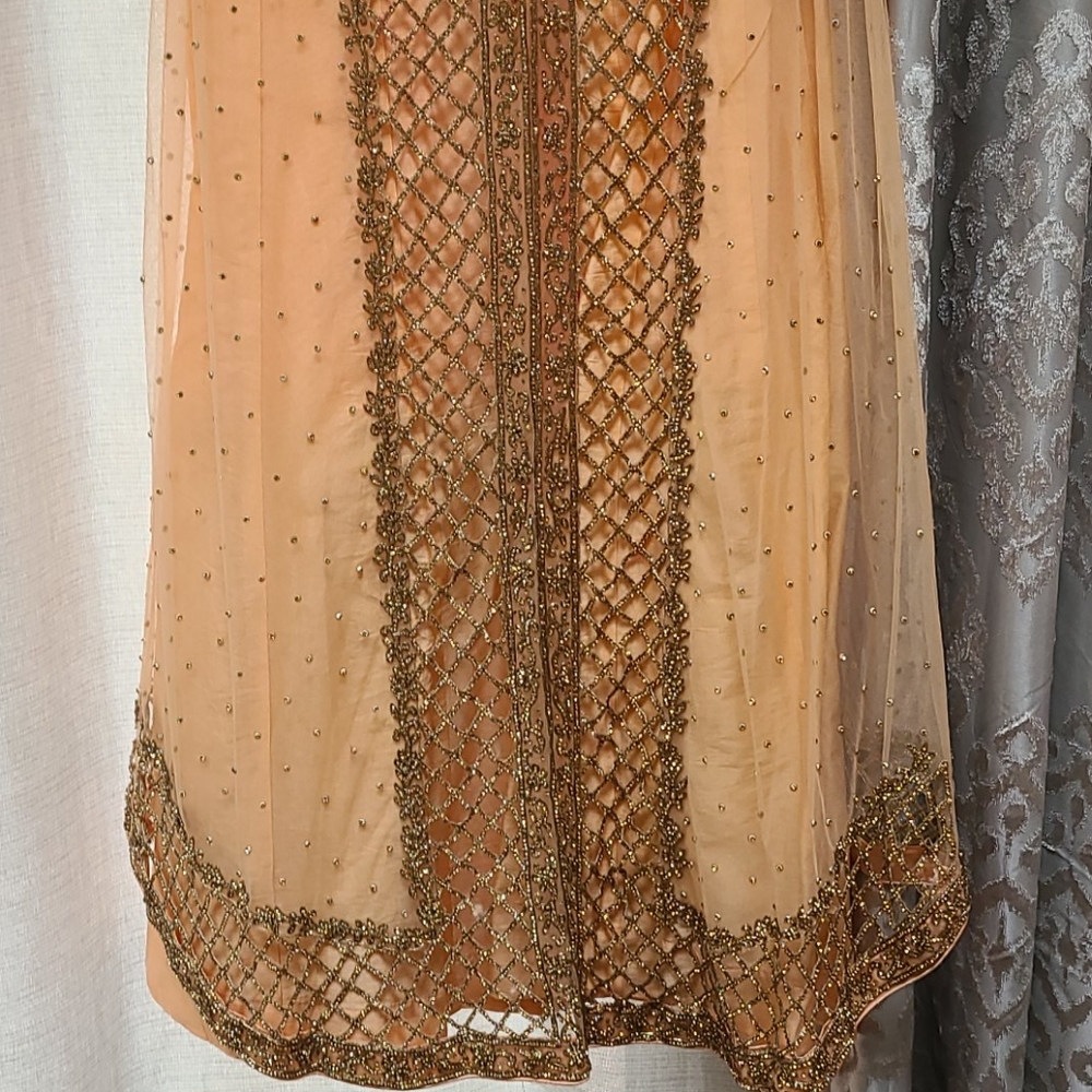 Women's Indian Bridal Tunic Lehenga Dress - Picture 8 of 12